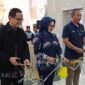 Peresmian HokBen di Bontang dengan melakukan pemotongan pita oleh Wakil Wali Kota Bontang dan General Manager. (Foto: Lana/fajarborneo)