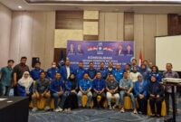 Konsolidasi PAN untuk sasaran saksi di TPS. (Foto: lana/fajarborneo.com)