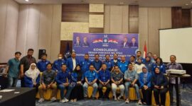 Konsolidasi PAN untuk sasaran saksi di TPS. (Foto: lana/fajarborneo.com)