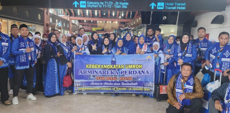 Jemaah Umroh Aminerekah. (Foto: HO/Aminerekah)