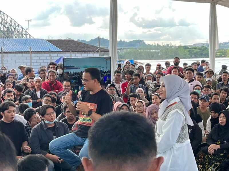 Calon presiden nomor urut satu, Anies Rasyid Baswedan. (Foto: Lana/fajarborneo.com)