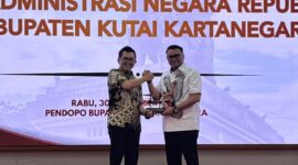 Foto Bupati Kukar, Aulia Rahman Basri dan Kepala LAN RI, Muhammad Taufiq di Pendopo Bupati Kukar, pada Kamis (01/10/2026). (Hen/Fajarborneo)